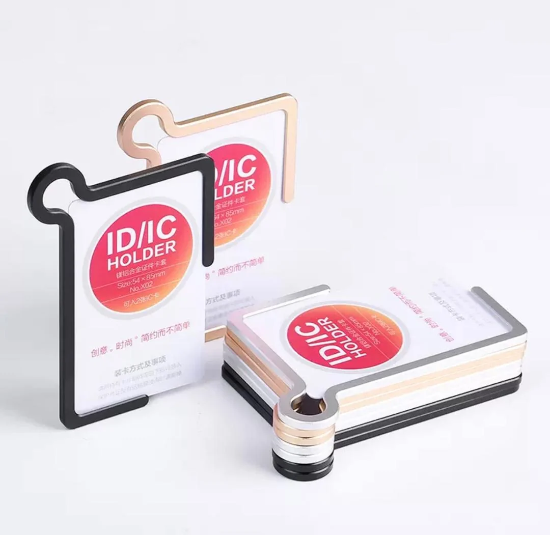 Aluminium Card Holder Lanyard