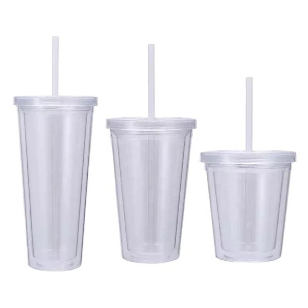 Double Wall Straw Tumbler