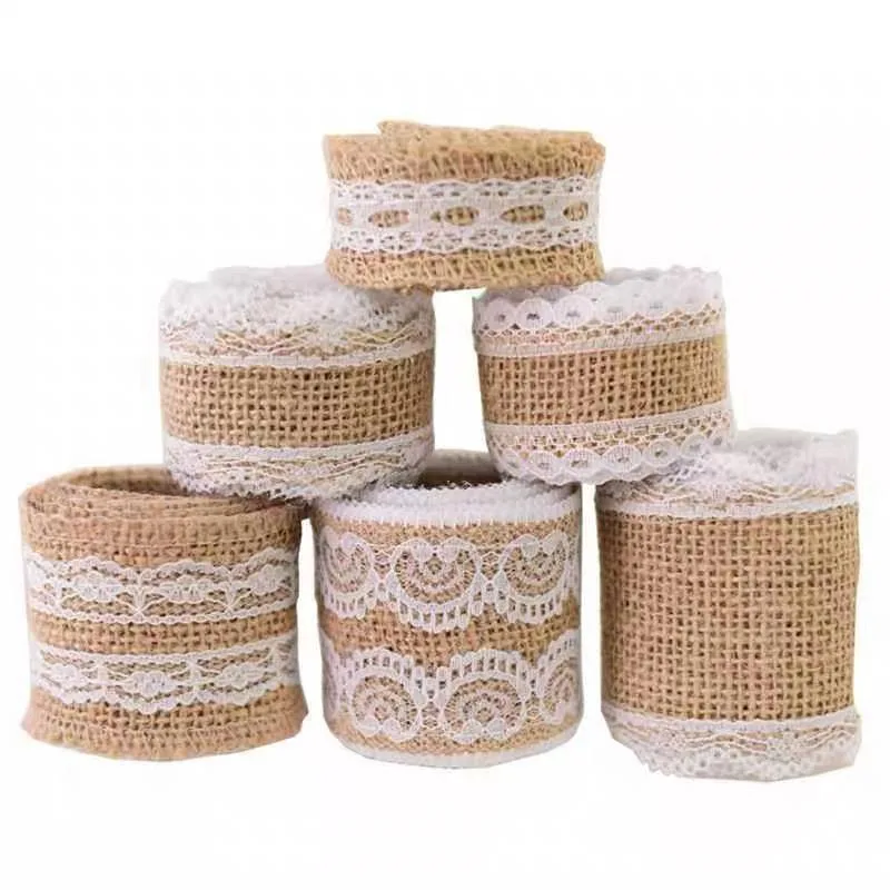 Hessian Lace Ribbon