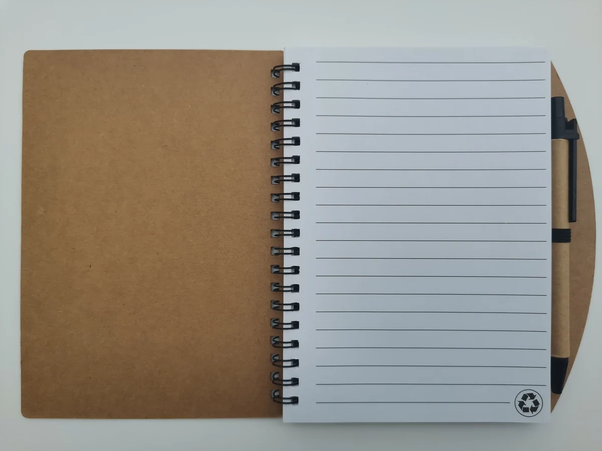Kraft Eco Notebook with Pen
