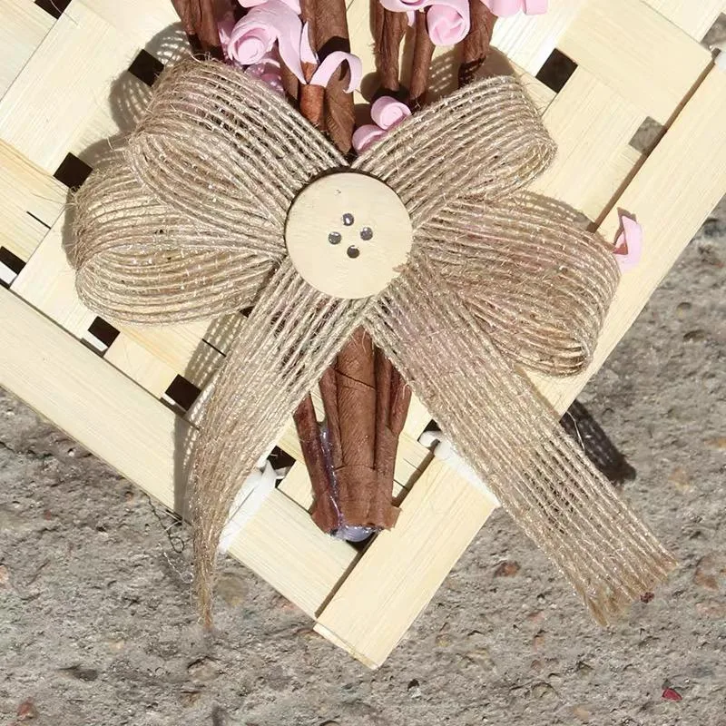 Printed Hessian Ribbon
