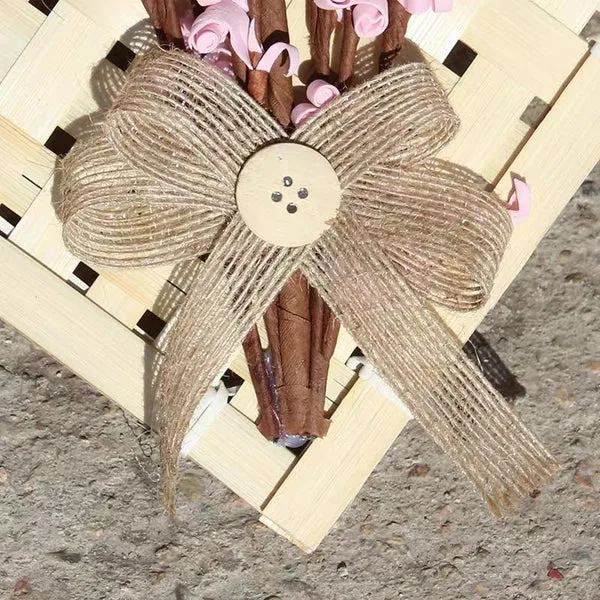 Printed Hessian Ribbon