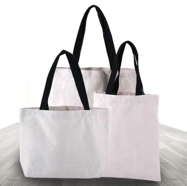 White Canvas Tote Bag 12oz